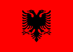 Drapeau Albanie