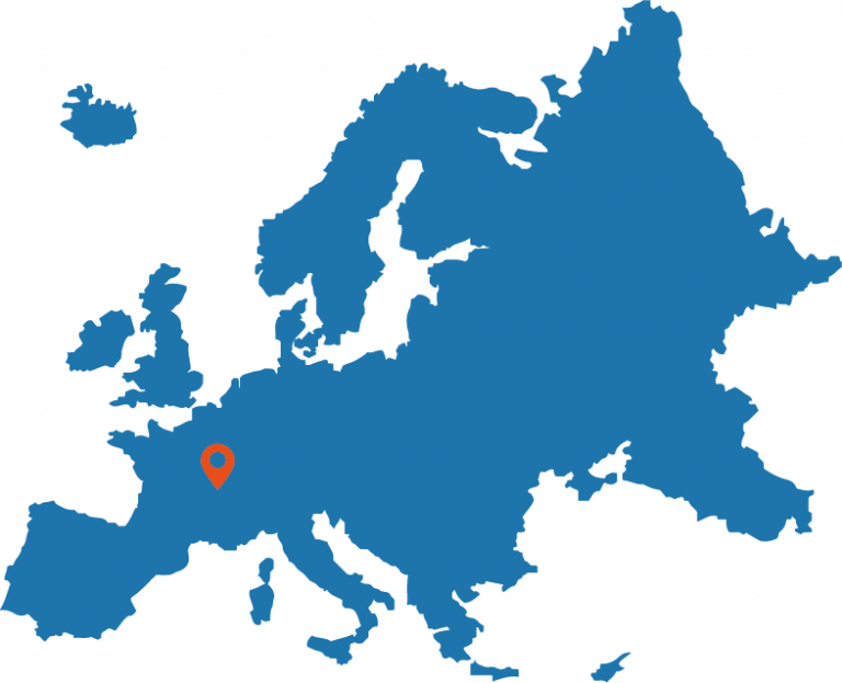 Localisation des Transports Gutic en Europe